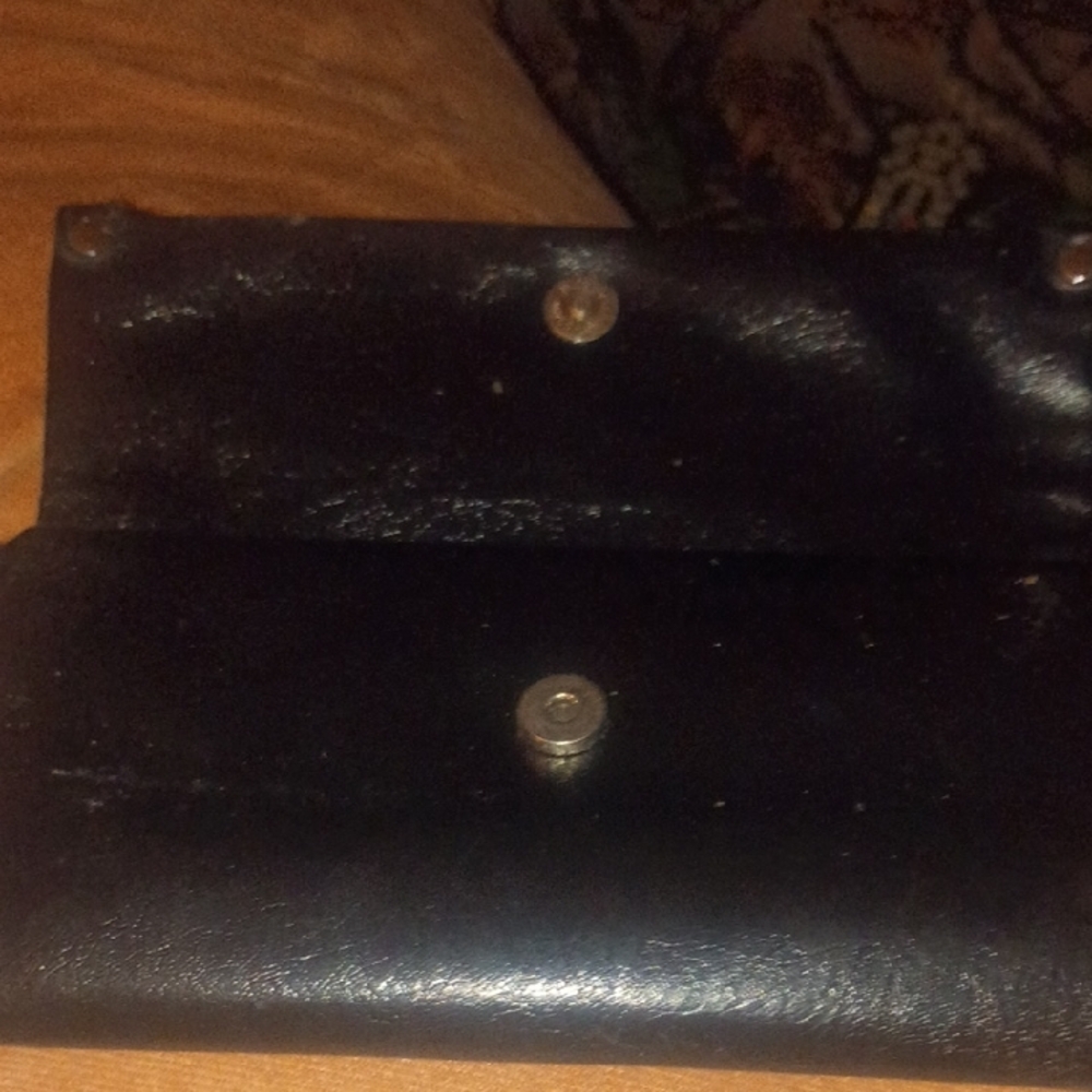 Black Leather Wallet - Picture 3 of 5